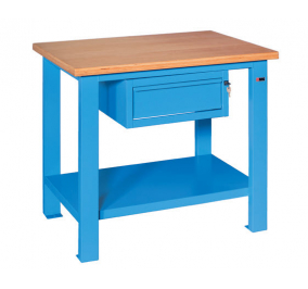BANCHI DA LAVORO BP CON PIANO IN LEGNO Dimensioni cm 100x70x89H Modello BP 105/A 1