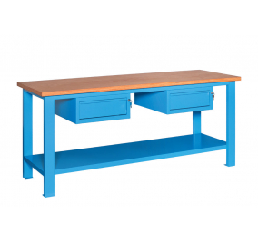 BANCHI DA LAVORO BP CON PIANO IN LEGNO Dimensioni cm 150x70x89H Modello BP 106/A 1