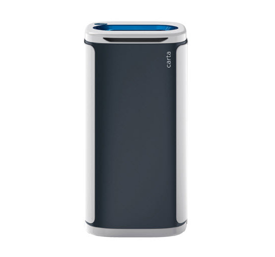 GETTACARTE MODULARE WASTEE 60 litri Blu Foro ovale Tipo di rifiuto carta ELCOMAN Colore Blu