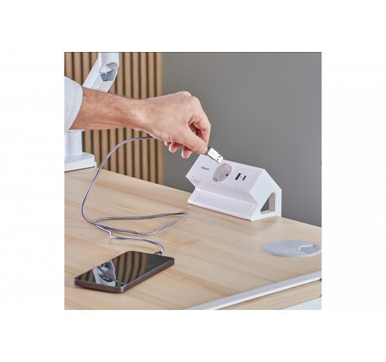 Unità di alimentazioner Power Desk®-  Bianco