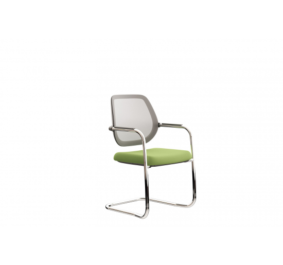 SEDIA ATTESA GENIUS-    cm 50Lx59Px83H-Schienale in rete