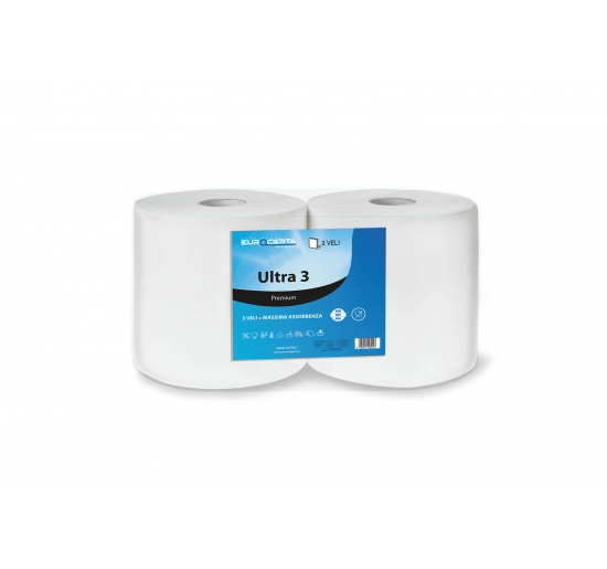 BOBINA ASCIUGATUTTO PREMIUM ULTRA3-  Lunghezza rt.-  m 76-  n° strappi-  345