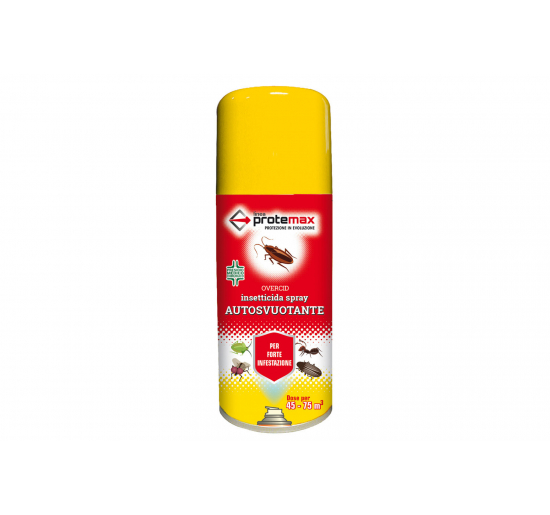 Insetticida universale spray Overcid 150 ml-bomboletta autosvuotante 150 ml