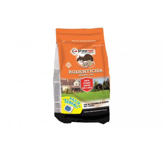 Buste rodenticidi pasta blu-busta da 1,53 kg
