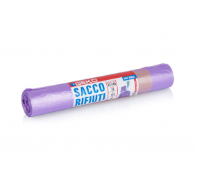 SACCHI PER RACCOLTA DIFFERENZIATA 115 LITRI-  cm 72X105 11 μm-  Viola