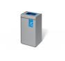 Sistema di raccolta rifiuti DURASORT®-  55 litri-  Azzurro-  Dimensioni-  cm 42Lx33Px83H-  Pittogramma-  carta