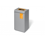 Sistema di raccolta rifiuti DURASORT®-  55 litri-  Giallo-  Dimensioni-  cm 42Lx33Px83H-  Pittogramma-  plastica
