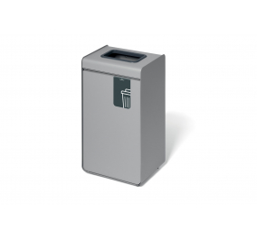Sistema di raccolta rifiuti DURASORT®-  55 litri-  Grigio-  Dimensioni-  cm 42Lx33Px83H-  Pittogramma-  indifferenziata