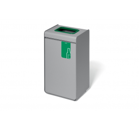 Sistema di raccolta rifiuti DURASORT®-  55 litri-  Verde-  Dimensioni-  cm 42Lx33Px83H-  Pittogramma-  vetro