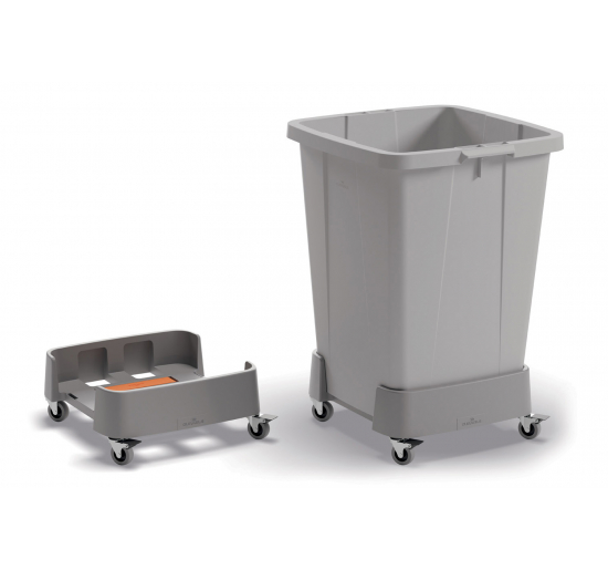 CARRELLO PER DURABIN® 90-  Bianco-    cm 39x18x38