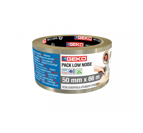 NASTRO ADESIVO PER IMBALLO IN PPL -  Trasparente-  Formato-  mm 50x66 m