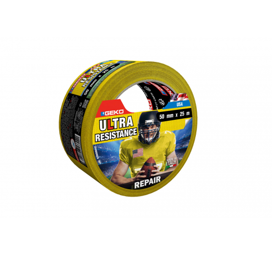 NASTRO ADESIVO TELATO DA ESTERNO-  Giallo-  Formato-  mm 50x25 m