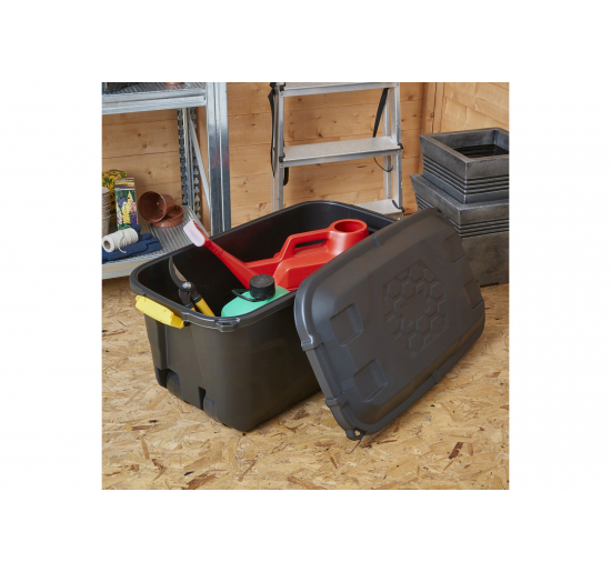 CONTENITORI RESISTENTI HEAVY DUTY STORAGE BOX-  Capacità-  75 litri-Con ruote