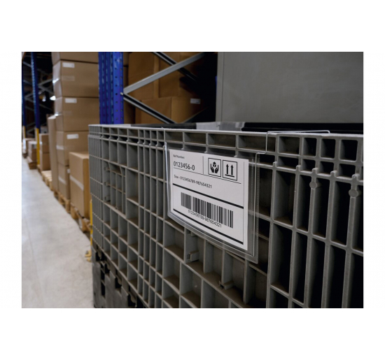 Buste in PP con filo in metallo integrato-  F.to Utile (LxH)-  mm 210x148 (A5-oriz)-  F.to Est. (LxH)-  mm 450x205