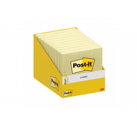 FOGLIETTI POST-IT® SUPER STICKY Z-NOTES GIALLO CANARY™-  Formato-  mm 76x76