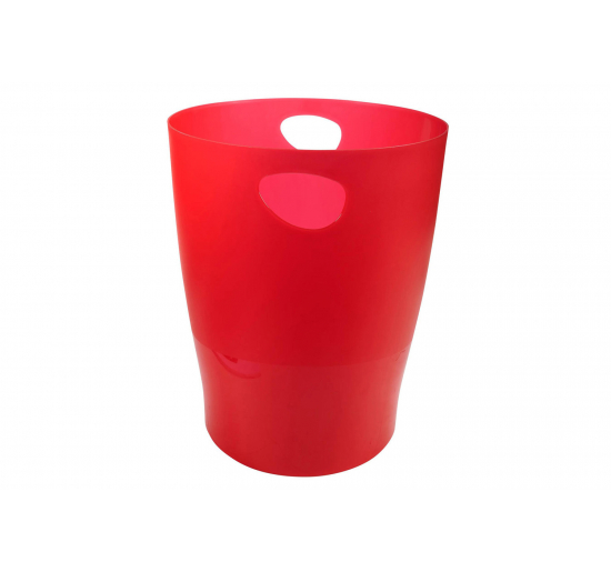 CESTINO GETTACARTA ECOBIN-  Rosso-  Formato-  cm 26,3x26,3x33,5