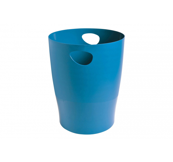 CESTINO GETTACARTA ECOBIN-  Turchese-  Formato-  cm 26,3x26,3x33,5