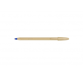 PENNA A SFERA CRISTAL GLACE'-  Blu-  Punta-  mm 1,0-  Colore fusto-  Gold