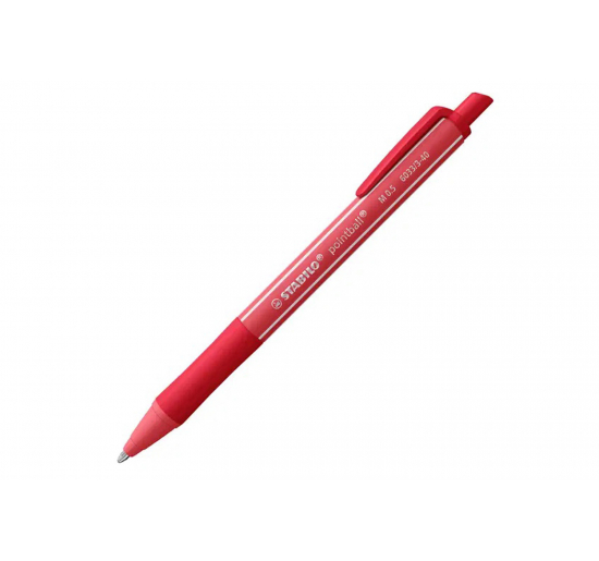 PENNA A SFERA POINTBALL COLORFUL-  Rosso