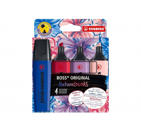 EVIDENZIATORE STABILO® BOSS® NatureCOLORS Wildflower-  4 Colori assortiti