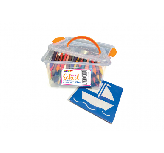 Pastelli a Cera Jumbo in Confezione Schoolpack