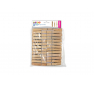 Mollette in Legno Naturale-    mm 72x10