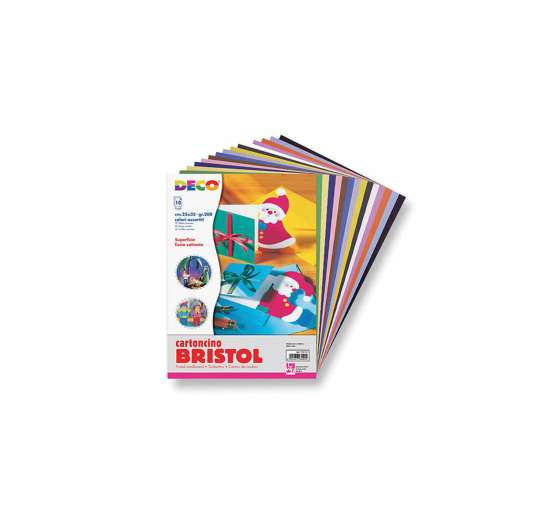 Cartoncino Bristol deco-  Formato-  cm 25x35-  Peso-  g 200