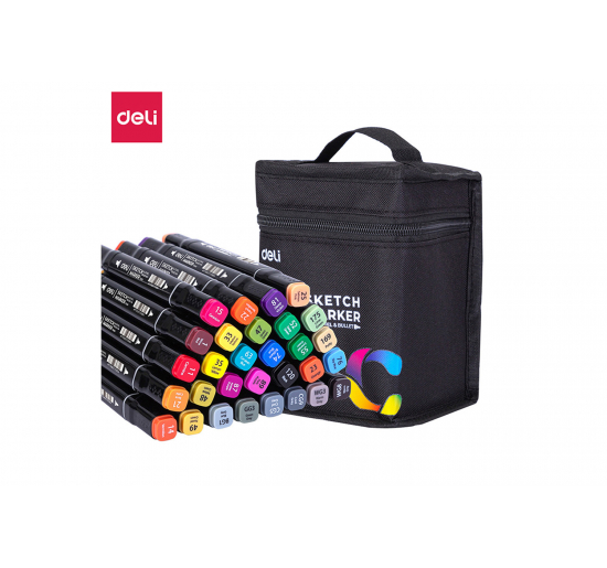 SKETCH MARKER A DOPPIA PUNTA-  Colori assortiti