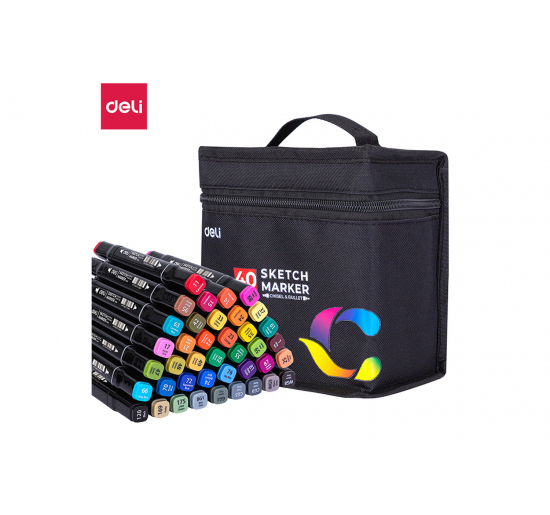 SKETCH MARKER A DOPPIA PUNTA-  Colori assortiti