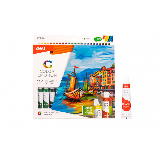 TEMPERA IN TUBETTO-  Colori assortiti-  Tubetto da 12 ml
