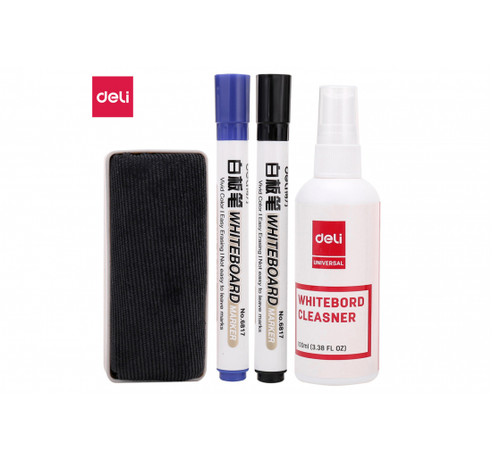 KIT CANCELLINO, PENNARELLO E CLEANER-  blu