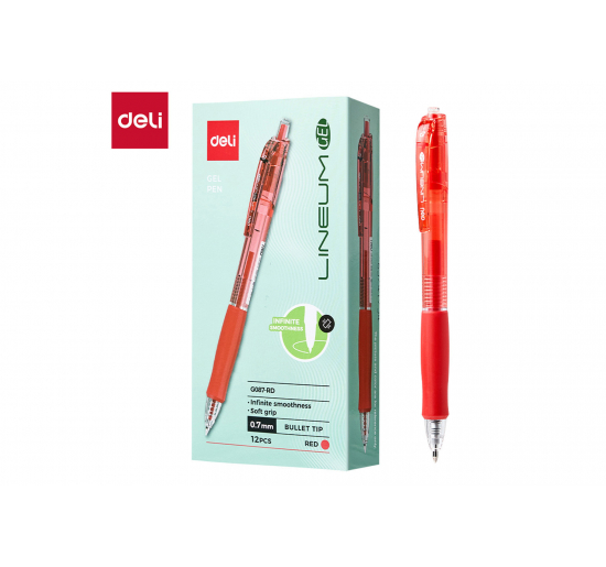 PENNA GEL A SCATTO LINEUM-  rosso