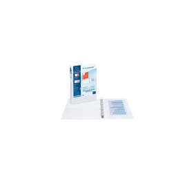 CARTELLA PER ARCHIVIO PERSONALIZZABILE KREACOVER-  Bianco-4 anelli cm 1,6