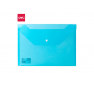 BUSTE PPL CON BOTTONE-  azzurro-  Formato-  A4
