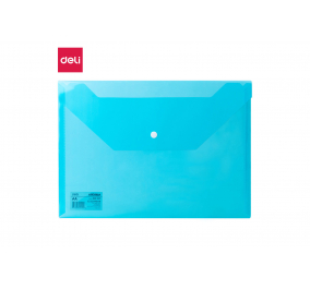 BUSTE PPL CON BOTTONE-  azzurro-  Formato-  A4