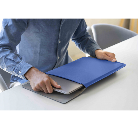 Sottobraccio Workstation Porta Notebook Meet-  Grigio-  Formato-  cm 40x28x2,5
