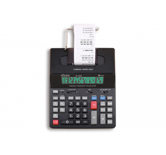 CALCOLATRICE SCRIVENTE HC-3221-  Nero