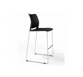 SGABELLO ALPHA-  Nero-    cm 50Lx54Px111H