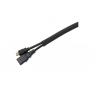COPRICAVO FLESSIBILE Cable sock-  Nero-    m 40x ø19 mm
