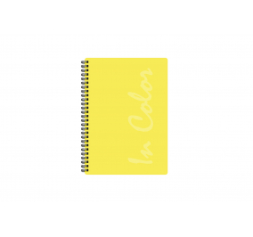 BLOCCO SPIRALATO PASTELLO-  5 assortiti-  fg.-  70-  g-  80-  Formato-  cm 21x16,3 (A5)-Microperforato-  Rig.-  1 rigo