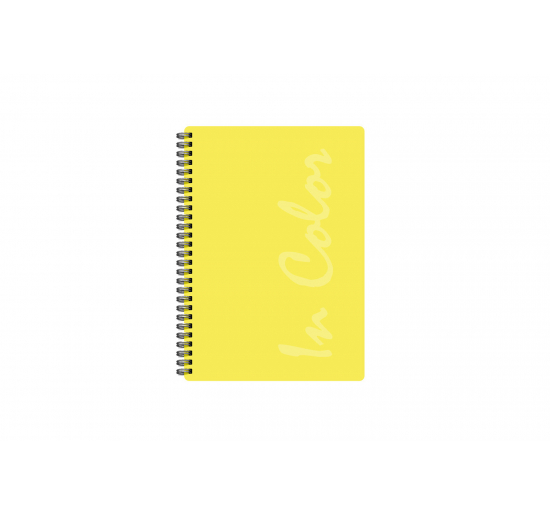 BLOCCO SPIRALATO PASTELLO-  5 assortiti-  fg.-  70-  g-  80-  Formato-  cm 29,7x22,1 (A4)-Microperforato - 4 fori-  Rig.-  mm 4