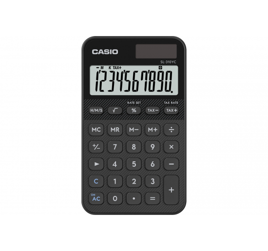 CALCOLATRICE TASCABILE MY STYLE SL-310UC-  Nero-  --  A