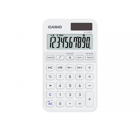 CALCOLATRICE TASCABILE MY STYLE SL-310UC-  Bianco-  --  F