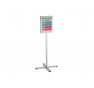 ESPOSITORE DA PAVIMENTO DA ESTERNO OUTDOOR-  Altezza esterna-  m 1,42-  Per formato -  A3