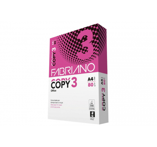 CARTA COPY 3-  Formato-  cm 29,7x42 (A3)-  500-  Grammatura-  g 80