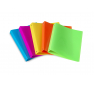 COPERTINA A 4 ANELLI FLUO D30-  Confezione-  10 pezzi da 5 colori assortiti
