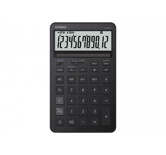 CALCOLATRICE DA TAVOLO CASIO JW-200DQ-  Nero