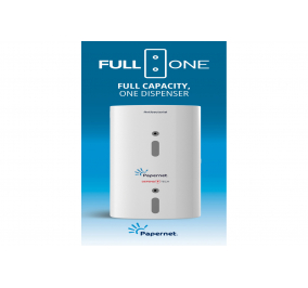 IL PRIMO DISPENSER DI CARTA IGIENICA A DISPENSAZIONE CONTROLLATA FULL ONE-  DISPENSER-    cm 18,55Lx15,25Px33,5H