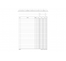 Scheda Dare-Avere-Saldo-  Formato-  cm 17x24