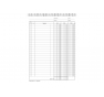 Scheda Dare-Avere-Saldo con rubrica A/Z-  Formato-  cm 24x17